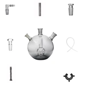 Black Glass Pipe MK II : 8 in 1 Glass Pipe