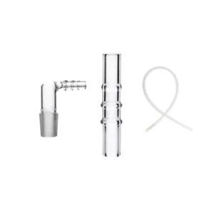 10 14 18mm Male 5ft Whip Hose Tube Adapter Mouthpiece Accessory Kit