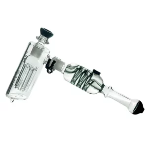 Freeze Glass Bubbler Hand Pipe with Glycerin Chamber & 6-Arm Tree Percolator – Full Kit