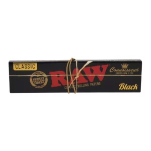 Raw Black Classic Connoisseur Kss Rolling paper w / Tip