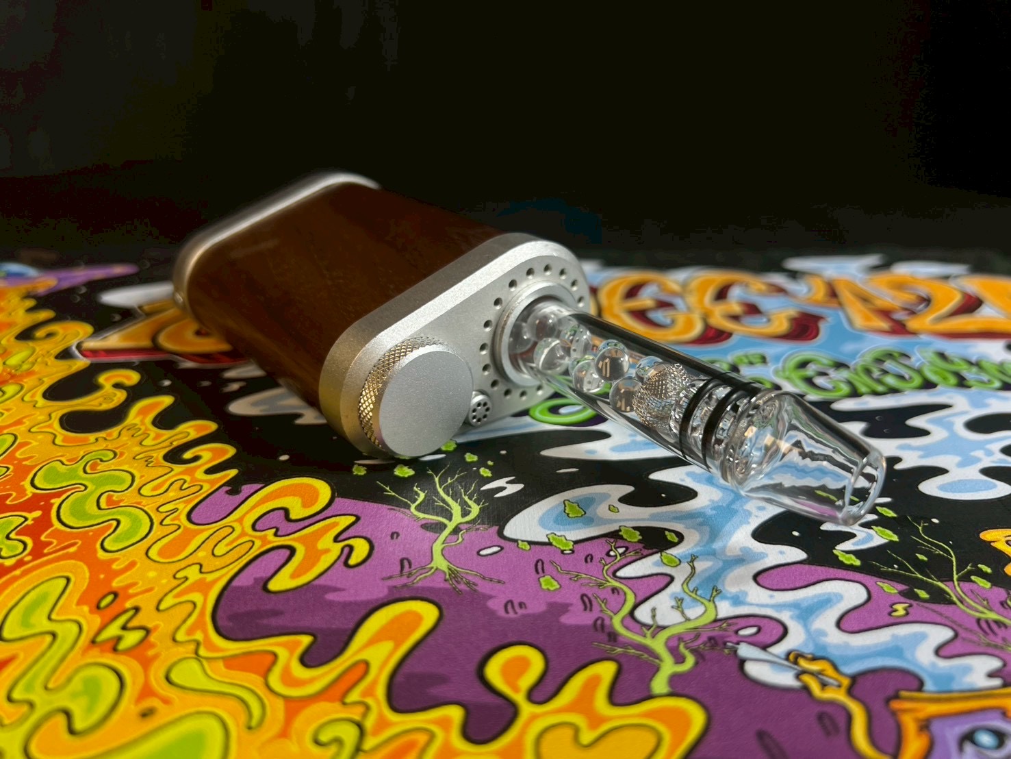 Tinymight 2 glass cooling stem สำหรับสูดและทำความสะอาด