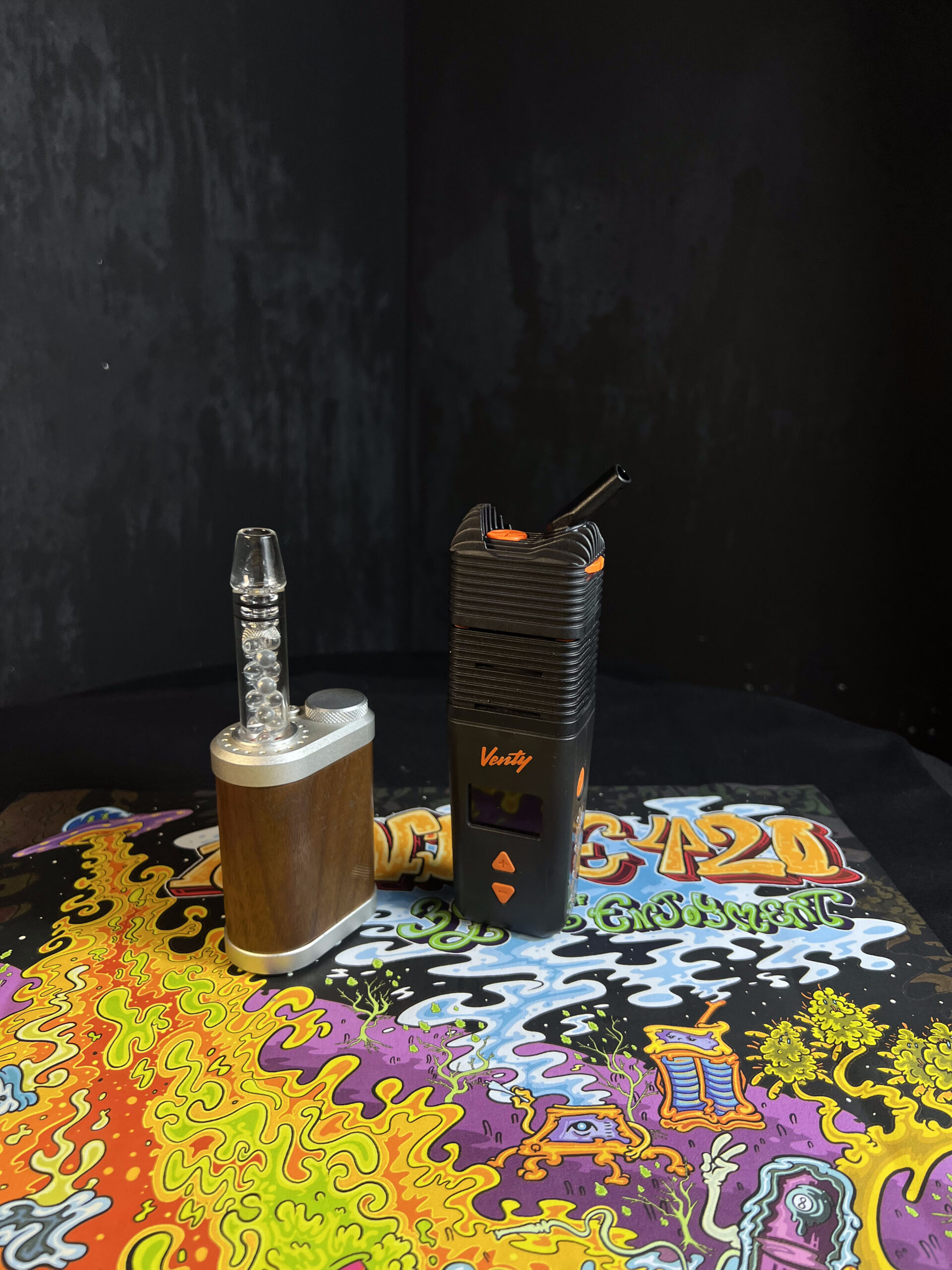 เปรียบเทียบขนาด Tinymight 2 กับ VENTY มุมด้านหน้า