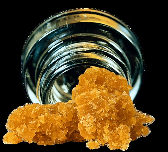 Wax สารสกัดกัญชาเนื้อนุ่มเหมือนขี้ผึ้งในกระปุกแก้ว