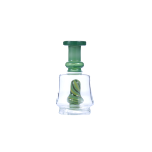 3.5inch Portable Water Pipe Glass Bubbler Percolator for puffco peak p [KK450]