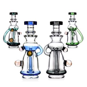 Puffco Peak Pro Recycler 5.5" with Phoenix Star Logo (PC07)