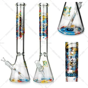 บ้องแก้ว Beaker Phoenix Star 18 นิ้ว ลายจุดสี (PHX419)