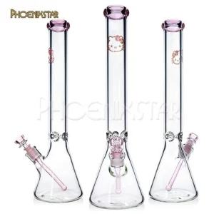 บ้องแก้ว Beaker Phoenix Star 18 นิ้ว ชมพู Hello Kitty (WP397)