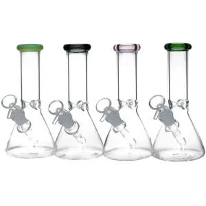 บ้องแก้ว Phoenix WP310 สูง 8 นิ้ว — Glass Water Pipe (Blue/Green/Pink/Black)