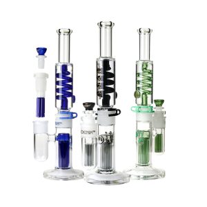 บ้องแก้ว Phoenix Star Glycerin Coil 15 นิ้ว 6-Arm Tree Perc (PHX541)