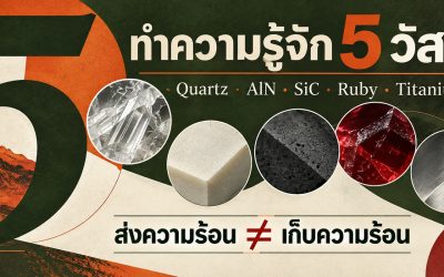 ทำความรู้จัก Quartz, AlN, SiC, Ruby และ Titanium